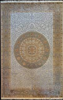 Индийский ковер ручной работы из шелка и шерсти Rajkumar (Ражкумар) 3.03x2.01