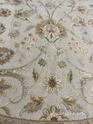 ковер ручной работы Индийский ковер ручной работы из шелка и шерсти Aurora (Аврора) 3.05x3.05 — фото 4