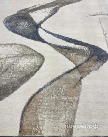 ковер ручной работы Индийский ковер ручной работы из шелка и шерсти 2.98x2.01 — фото 2