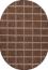ковер MERINOS VEGAS S004 BROWN Овал