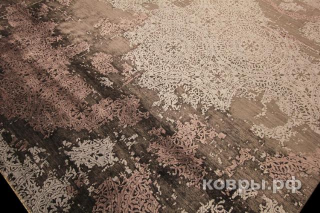 ковер ручной работы Индийский ковер ручной работы из шелка и шерсти 3.03x2.4 — фото 2