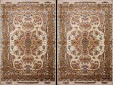 Иранский ковер ручной работы из шелка и шерсти Tabriz (Табриз) 1.6x1