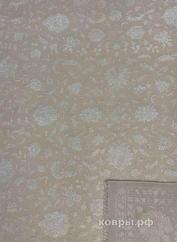 ковер ручной работы Индийский ковер ручной работы из шелка и шерсти 3.69x2.75 — фото 4