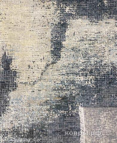 ковер ручной работы Индийский ковер ручной работы из шелка и шерсти 3.67x2.65 — фото 2