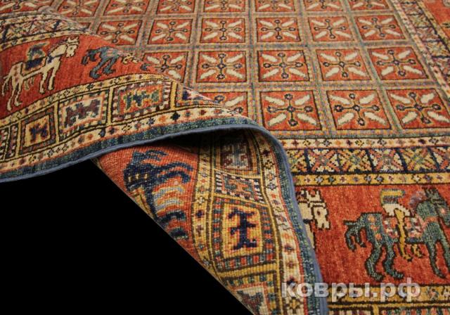 ковер ручной работы Шелковый Афганский ковер ручной работы Сhoubi (Чуби Файн)1.76x1.24 — фото 7