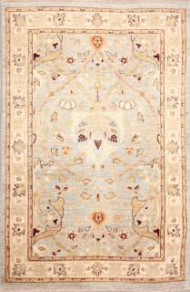 Шелковый Афганский ковер ручной работы Сhoubi (Чуби) 1.81x1.16