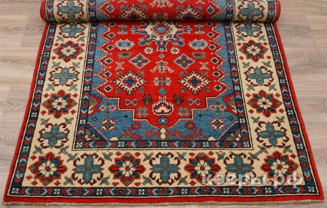 ковер ручной работы Пакистанский ковер ручной работы Казах 1.05x1.49м — фото 3