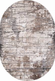 Ковер ARMINA 03802A GREY / BROWN Овал