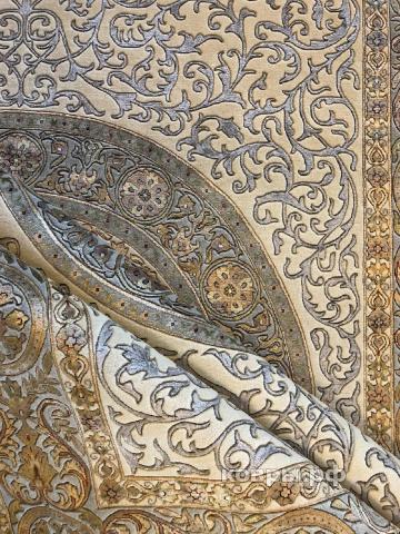 ковер ручной работы Индийский ковер ручной работы из шелка и шерсти Rajkumar (Ражкумар) 3.03x2.01 — фото 2