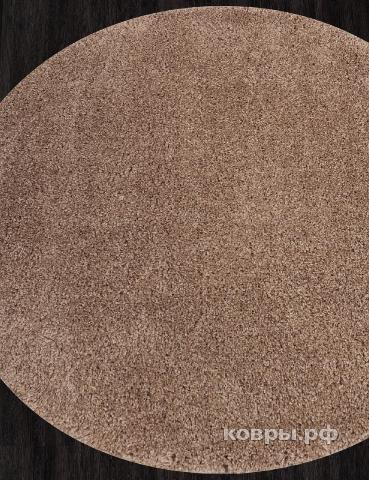 ковер MERINOS SHAGGY TREND L001 LIGHT BROWN Круг — фото 2