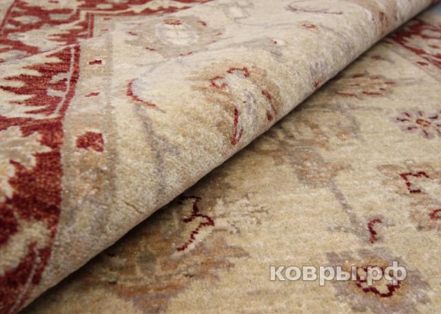 ковер ручной работы Шерстяной Афганский ковер ручной работы Сhoubi Ziegler (Чуби зиглер) 1.97x1.37 — фото 3