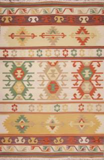Шерстяной Афганский ковер ручной работы Kilim (Килим) 2.45x1.7 Шерстяной Афганский ковер ручной работы Kilim (Килим) 2.45x1.7