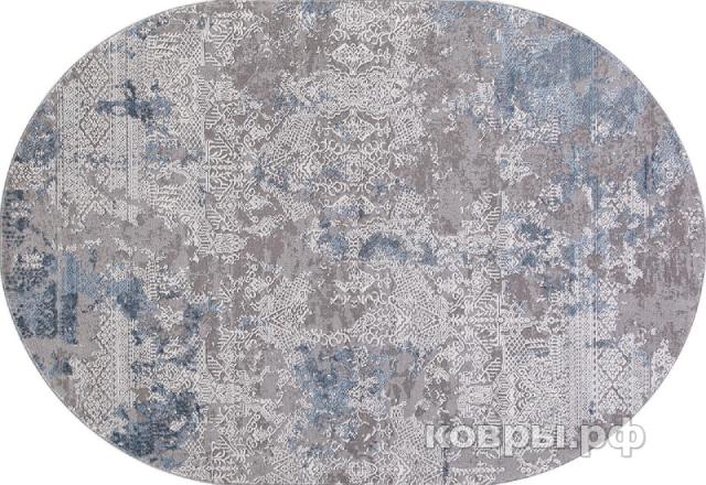 ковер KARMEN HALI ARMINA 03851A BLUE / BLUE Овал