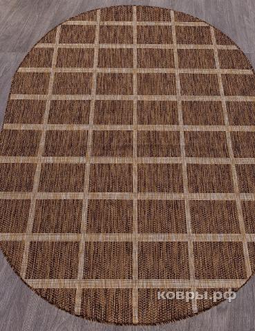 ковер MERINOS VEGAS S004 BROWN Овал — фото 2