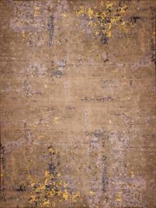 Индийский ковер ручной работы из шелка и шерсти 4.22x2.97