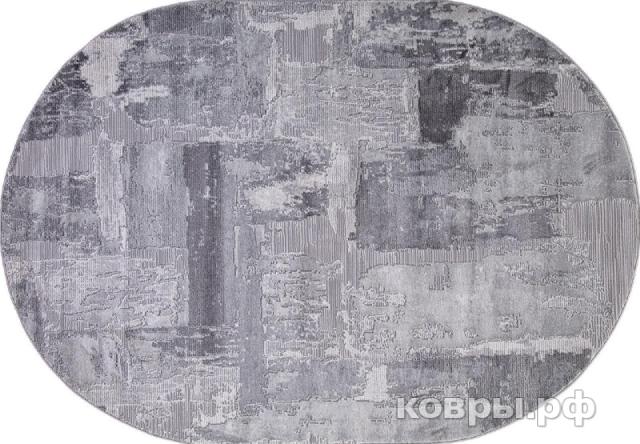 ковер KARMEN HALI ARMINA 03758A GREY / GREY Овал