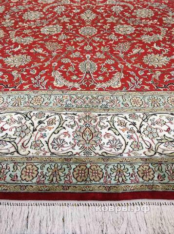 ковер ручной работы Шелковый Индийский ковер ручной работы Kashmir (Кашмир  авшан) 2.99x2.15 — фото 3