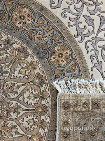 ковер ручной работы Индийский ковер ручной работы из шелка и шерсти Rajkumar (Ражкумар) 3.03x2.01 — фото 3