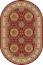 ковер Merinos Izmir d132 RED Овал