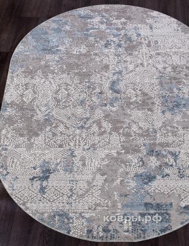 ковер KARMEN HALI ARMINA 03851A BLUE / BLUE Овал — фото 2