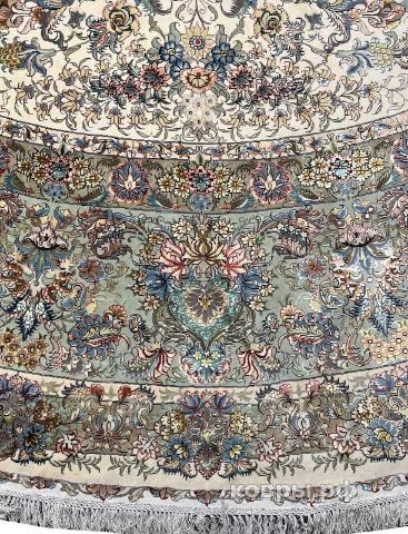 ковер ручной работы Иранский ковер ручной работы из шелка и шерсти Tabriz (Табриз) 5x5 — фото 5