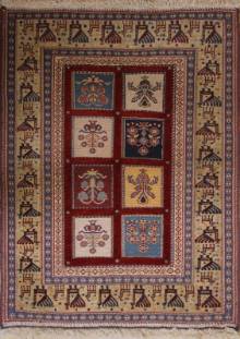 Шерстяной Иранский ковер ручной работы Sumah (Сумах Сиржан)  1.15x0.85