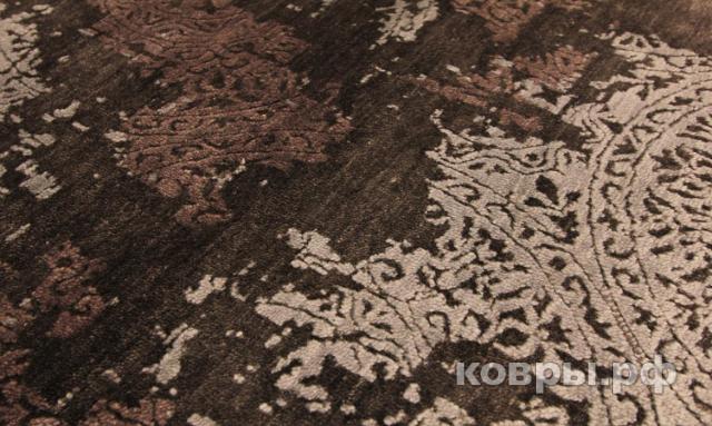 ковер ручной работы Индийский ковер ручной работы из шелка и шерсти 3.03x2.4 — фото 4