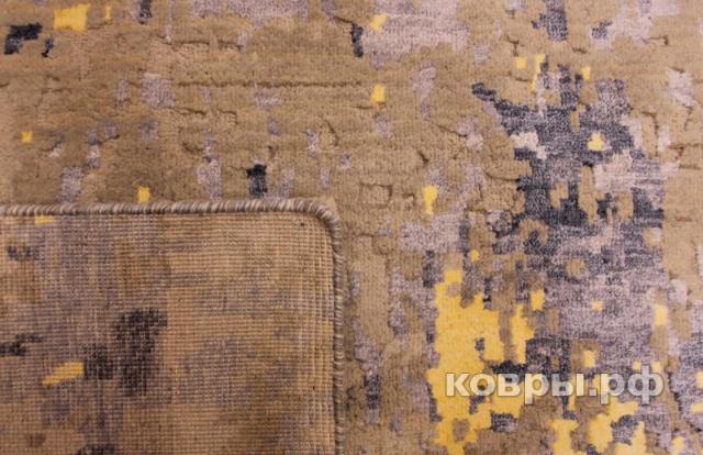 ковер ручной работы Индийский ковер ручной работы из шелка и шерсти 4.22x2.97 — фото 2