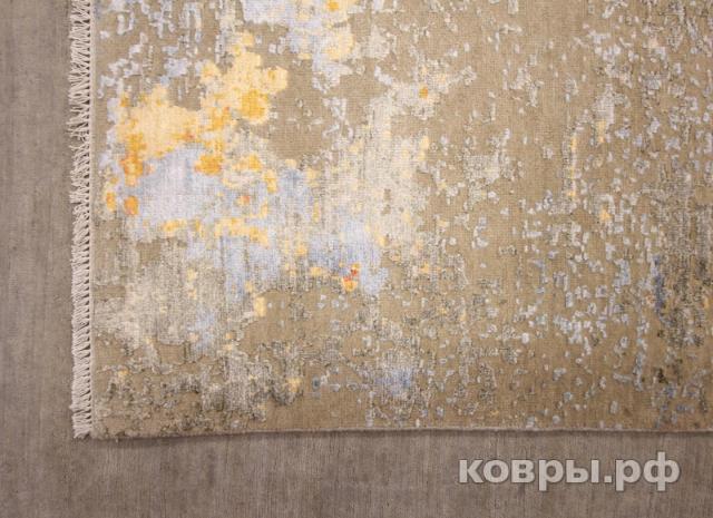 ковер ручной работы Индийский ковер ручной работы из шелка и шерсти 1.95x1.49 — фото 2