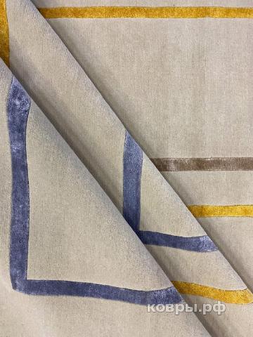 ковер ручной работы Индийский ковер ручной работы из шелка и шерсти 3.06x2.54 — фото 2