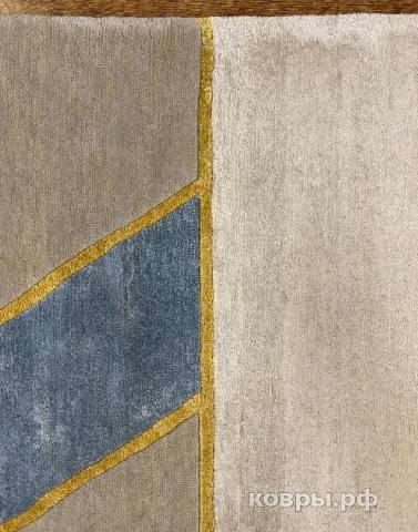 ковер ручной работы Индийский ковер ручной работы из шелка и шерсти 3.66x2.8 — фото 4