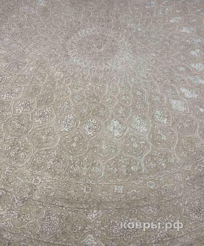 ковер ручной работы Индийский ковер ручной работы из шелка и шерсти 2.99x2.99 — фото 4