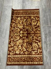 Коврик № 944,коричневый,размер 0,57 на 1 метр