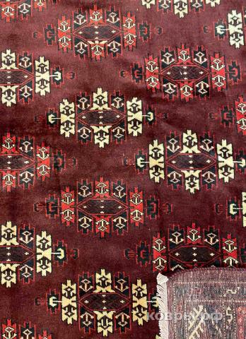 ковер ручной работы Шерстяной Иранский ковер ручной работы Ahal Teke (Ахал Теке) 3.78x2.5 — фото 4