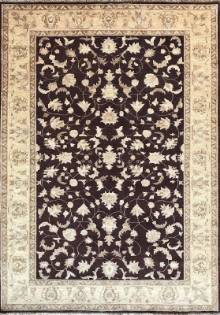 Шелковый Афганский ковер ручной работы Сhoubi Ziegler (Чуби зиглер)2.68x1.87