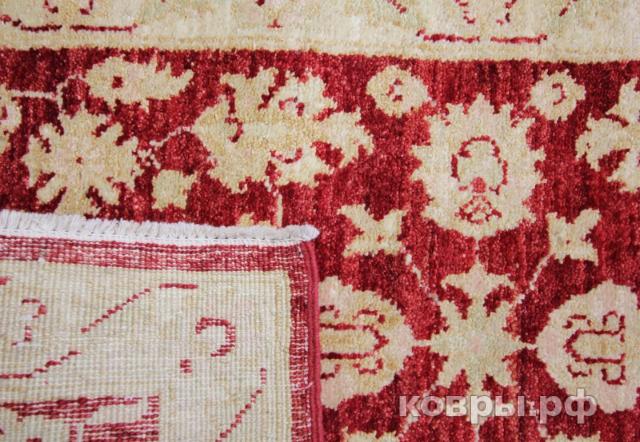 ковер ручной работы Шерстяной Афганский ковер ручной работы Сhoubi (Чуби) 0.97x0.62 — фото 3