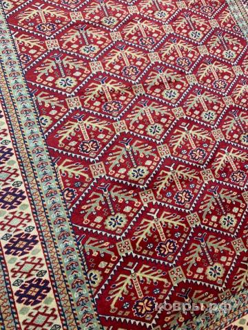 ковер ручной работы Шерстяной Афганский ковер ручной работы Kazakh (Казах) 2.51x1.61 — фото 3