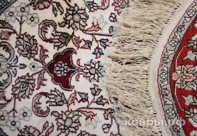 ковер ручной работы Шелковый Китайский ковер ручной работы 300 lines (300 линий) 0.92x0.62 — фото 2