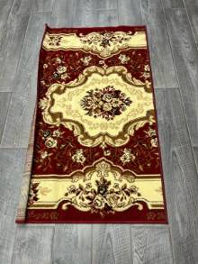Коврик № 1585,красный,размер 0,8 на 1,5 метра