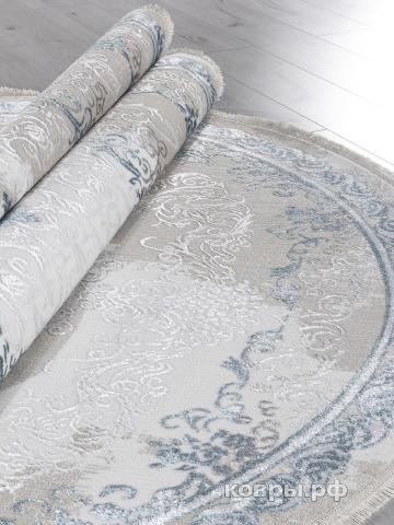 ковер Ковер ARDA EFSAN L278A CREAM SHRINK / BLUE FDY Овал — фото 3