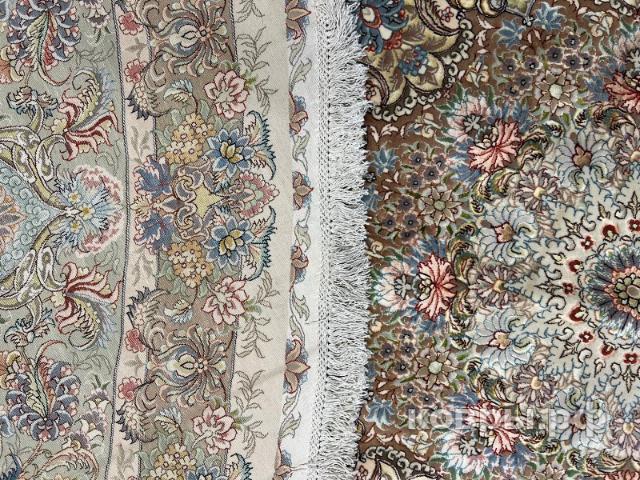 ковер ручной работы Иранский ковер ручной работы из шелка и шерсти Tabriz (Табриз) 5x5 — фото 8