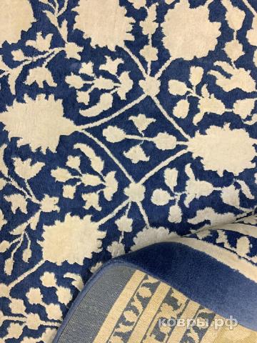 ковер ручной работы Индийский ковер ручной работы из шелка и шерсти Rajkumar (Ражкумар) 4.65x3.6 — фото 4