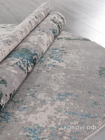 ковер Ковер MERINOS LIMAN F477 GRAY-BLUE Овал — фото 3