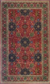 Шерстяной Иранский ковер ручной работы Tabriz (Табриз) 5.24x3.17