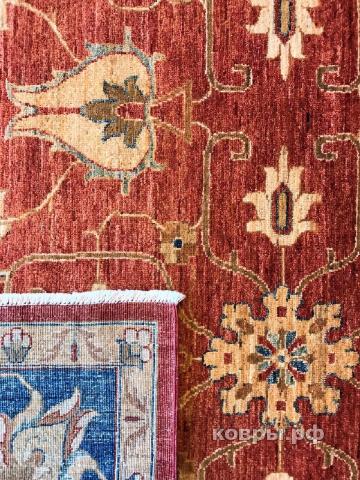 ковер ручной работы Шерстяной Афганский ковер ручной работы Сhoubi (Чуби) 2.96x2.12 — фото 2