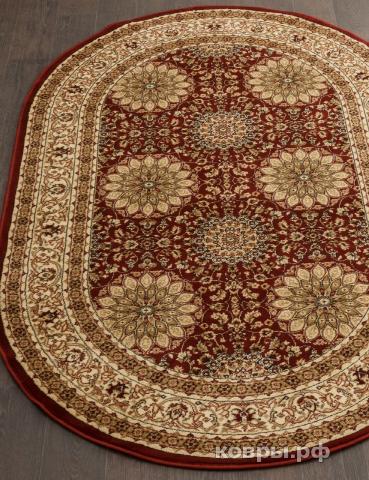 ковер Merinos Izmir d132 RED Овал — фото 2