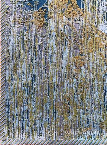 ковер ручной работы Индийский ковер ручной работы из шелка и шерсти 3.02x2.49 — фото 2