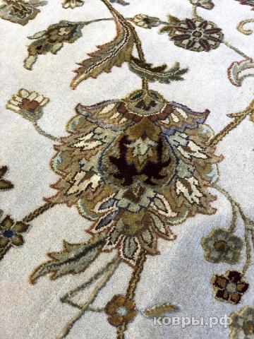 ковер ручной работы Индийский ковер ручной работы из шелка и шерсти Agra (Агра) 4.32x3.02 — фото 3