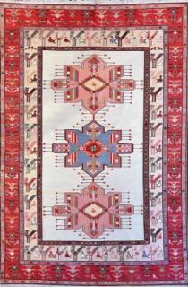 Шелковый Иранский ковер ручной работы Sumah (Сумах Сиржан) 2.83x1.95