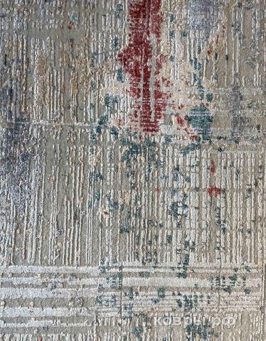 ковер ручной работы Индийский ковер ручной работы из шелка и шерсти 5.88x4.82 — фото 9